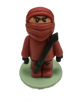 Marcipánfigura - Ninja