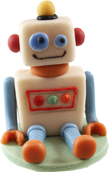 Marcipánfigura - Robot