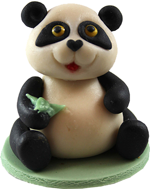 Marcipánfigura - panda