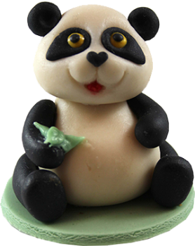 Marcipánfigura - panda