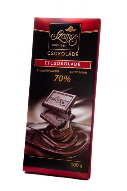 Csokoládé tábla - étcsokoládé 70%-os kakaótartalom