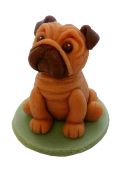 Marcipánfigura - Bulldog