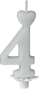 Számgyertya 4-es