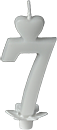 Számgyertya 7-es