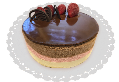 Csokoládés parfétorta 700g