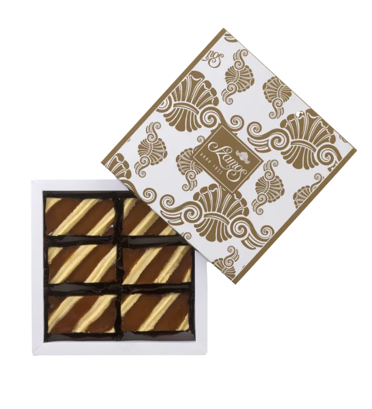 Diós linzer baracklekvárral 65g 6 db