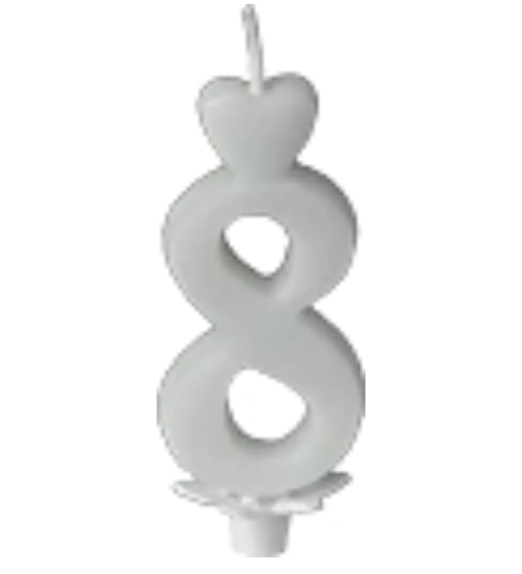 Számgyertya 8-as
