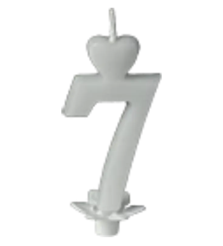 Számgyertya 7-es