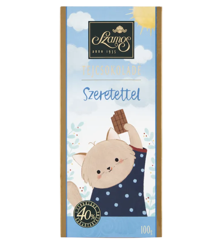 Tejcsokoládé 100g - Cicás